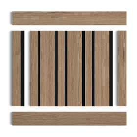 Панель Hiwood  LV133 BR417K 120x12x2700 мм, 1 м.п.